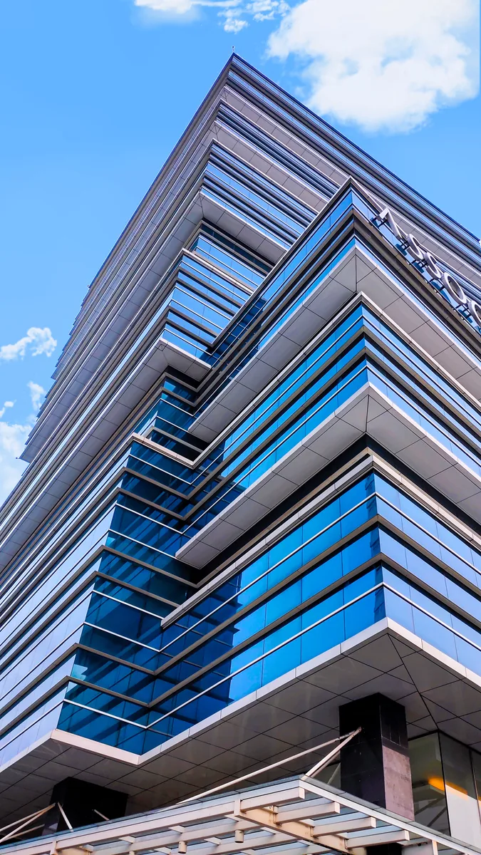 Modern architectural facade